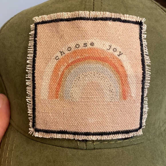 C.C. PonyCaps Patch Hat - Velcro back - Suede Finish - Olive Green - NWT - Picture 3 of 5